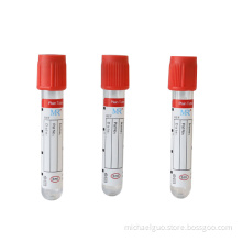 disposable vacuum PET glass serum blood collection tube